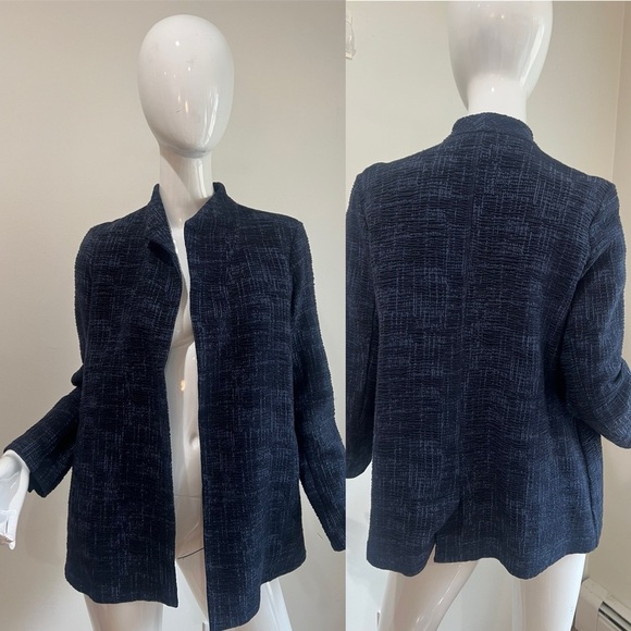 Eileen Fisher Tweed Blazer - Picture 4 of 8